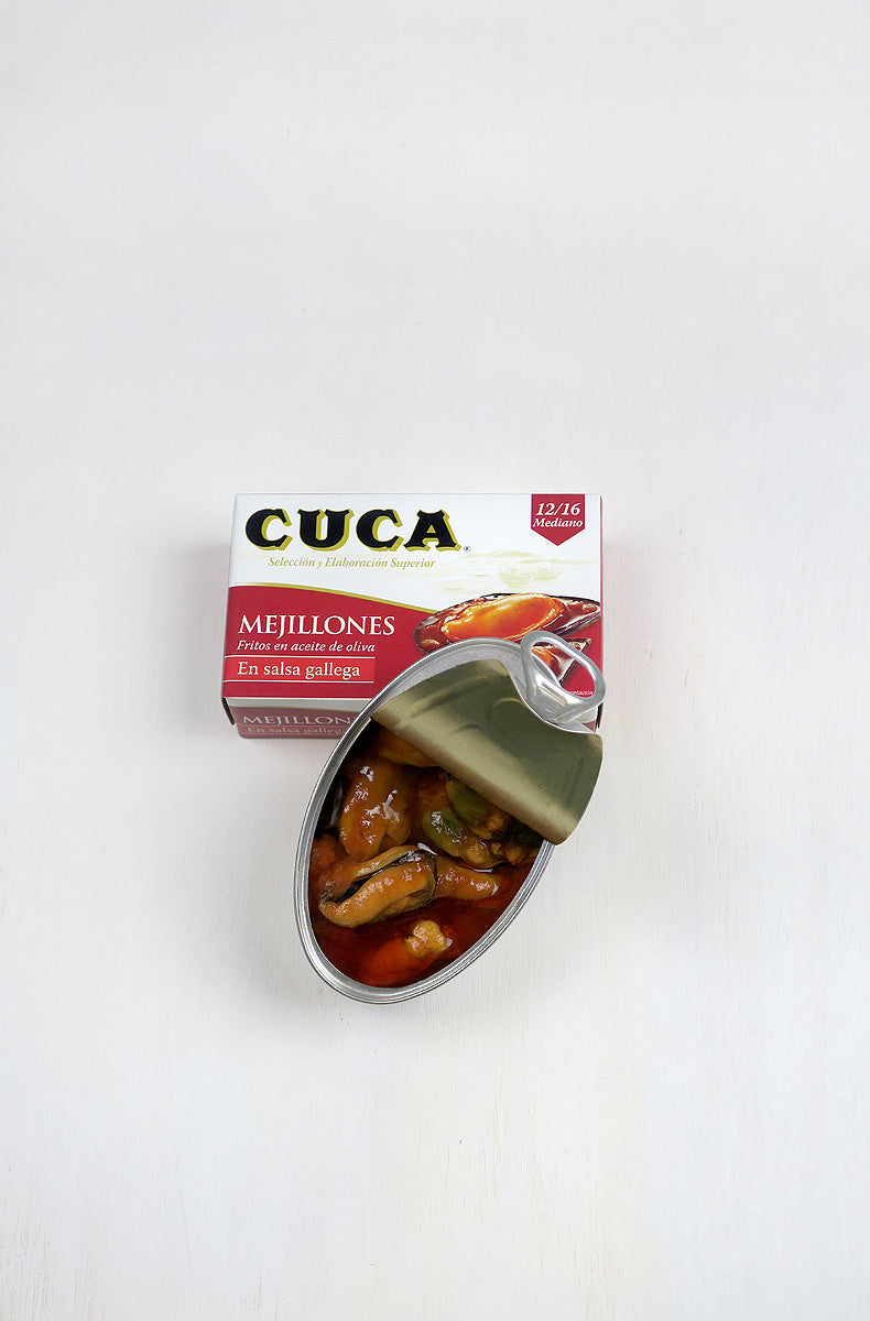 Cuca Mussels in Galician Sauce